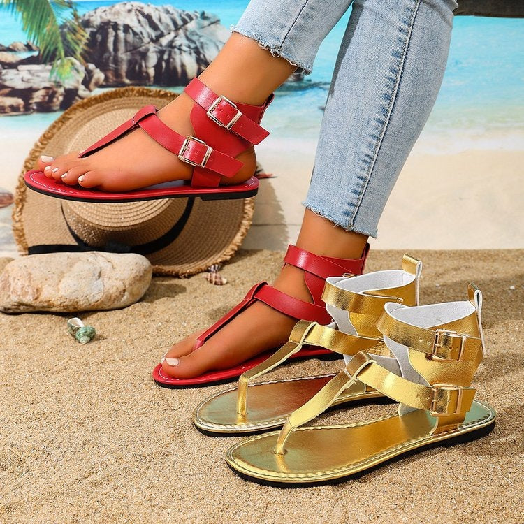 Damen Elegante und bequeme Riemensandalen R&B