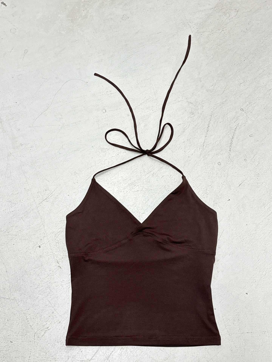 Damen Spaghetti-Trägershirt mit raffinierten Knotendetails R&B