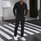 Herren Kombi-Outfit mit Poloshirt und Jogginghose R&B
