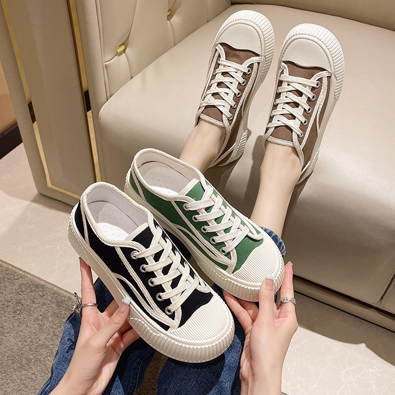 Damen Freizeitschuhe mit dicker Sohle
