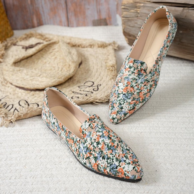 Damen Ballerinas mit eleganter Tweed-Oberfläche R&B