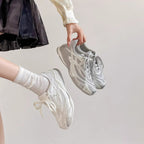 Damen Sportliche Laufschuhe mit atmungsaktivem Mesh-Obermaterial und dämpfendem Fußbett R&B