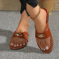 Damen Elegante und atmungsaktive Slingback-Ballerinas mit modischem Netzdesign R&B