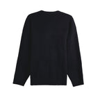 Damen lässiger Pullover mit klassischem Rundhalsausschnitt und langem Arm R&B