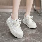 Damen modische Chunky Sneakers mit trendigen Perlenakzenten R&B