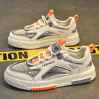 Damen Sportliche Freizeitsneaker mit atmungsaktiver Mesh-Oberfläche und dämpfender Sohle R&B