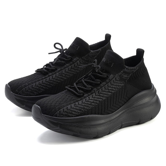 Damen bequeme und atmungsaktive Freizeitsneaker mit dämpfender Sohle R&B