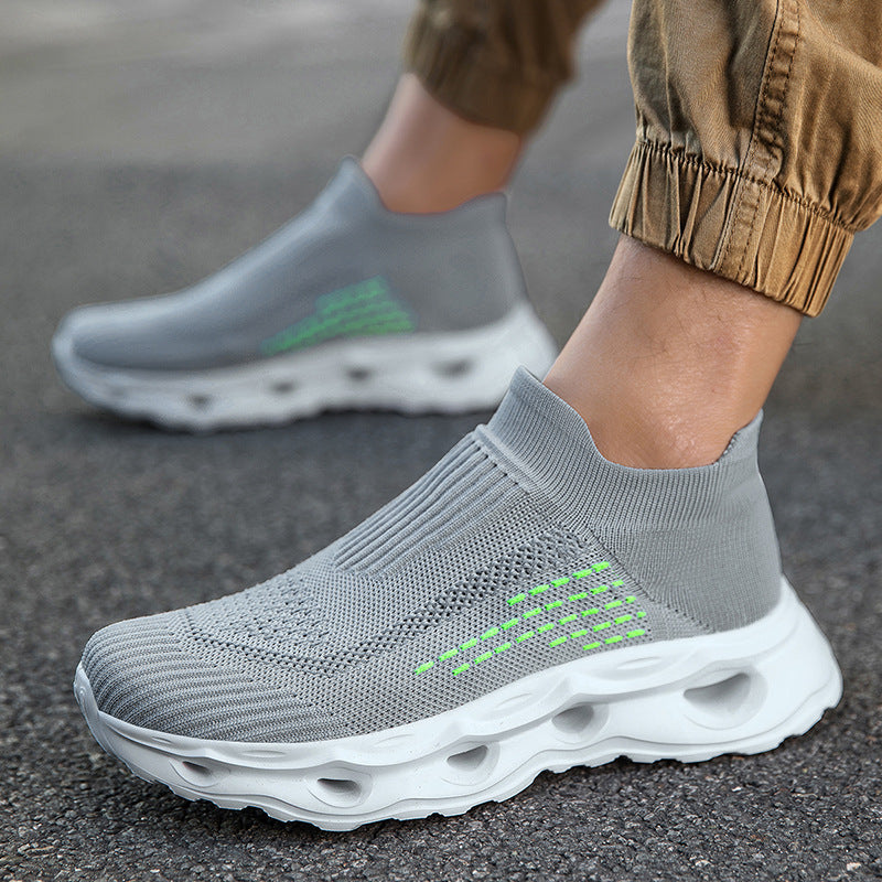 Damen Hochentwickelte Sportliche Sneakers mit elastischem Strickoberteil und dämpfender Sohle R&B