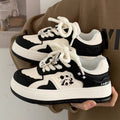 Damen Modische Sneakers mit spielerischem Panda-Design und rutschfester Sohle R&B