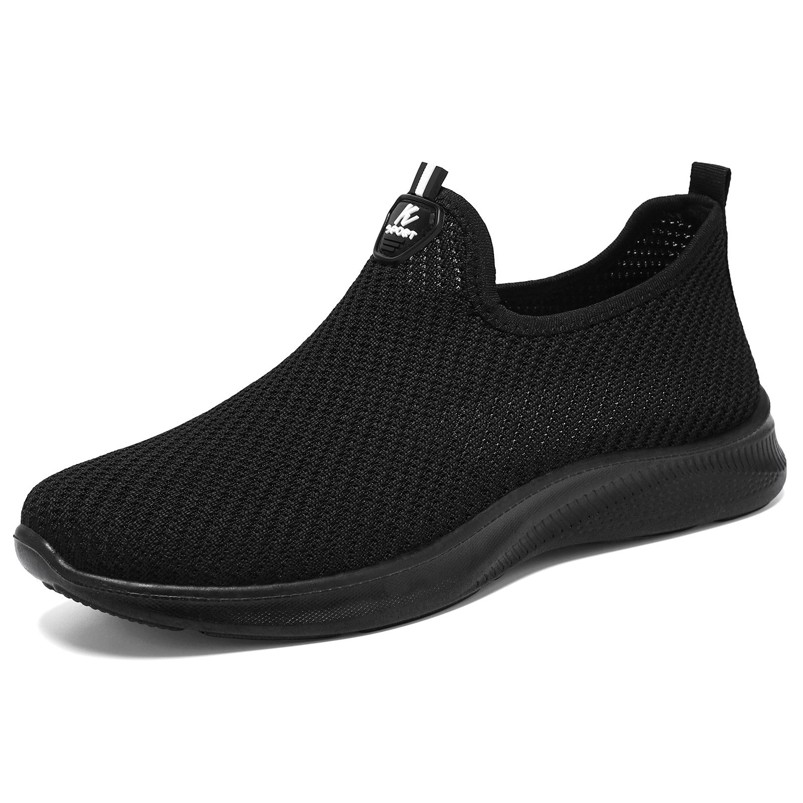 Damen Atmungsaktive Slip-On Sneakers mit elastischem Strickoberteil R&B