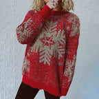R&B | Weihnachtlicher Strickpullover Mit Festlichem Motiv