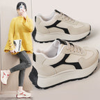 Damen Sportliche Sneaker mit dämpfendem Sohlenprofil und atmungsaktiver Oberflächenstruktur R&B