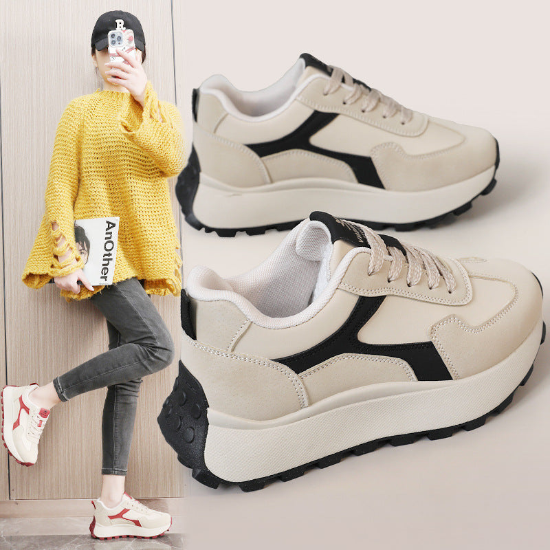 Damen Sportliche Sneaker mit dämpfendem Sohlenprofil und atmungsaktiver Oberflächenstruktur R&B