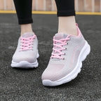 Damen Sportliche Lauf-Sneaker mit atmungsaktivem Gewe und dämpfender Sohle