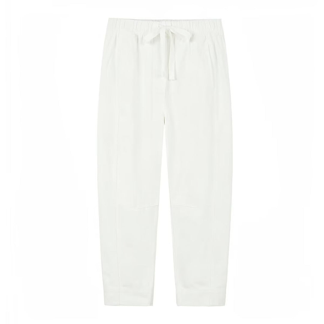 Damen entspannte Chino-Hose mit verstellbarem Taillenzug und praktischem Schnitt R&B