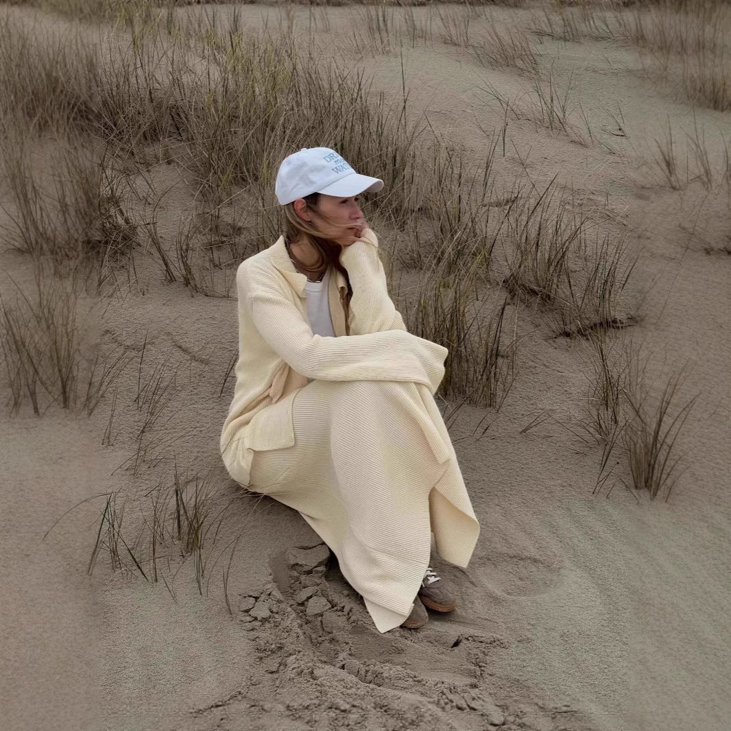 Damen Langstrickmantel R&B