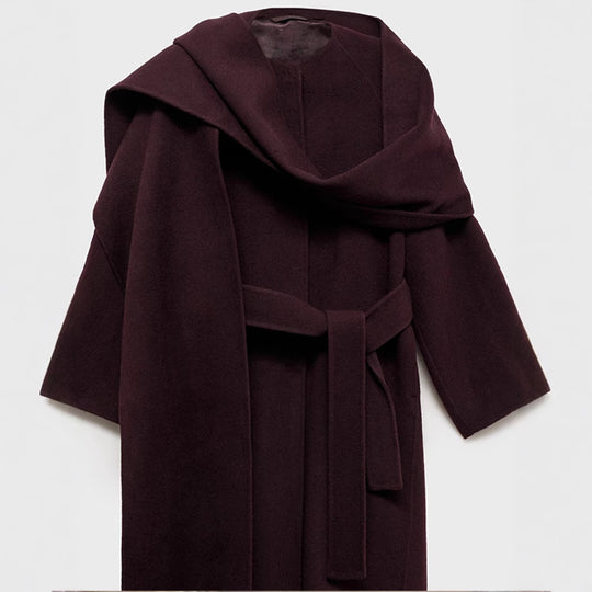 Damen elegante und vielseitige Poncho-Jacke R&B