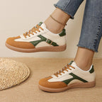 Damen modische Sneaker mit retro-inspiriertem Design und attraktiven Farbdetails R&B