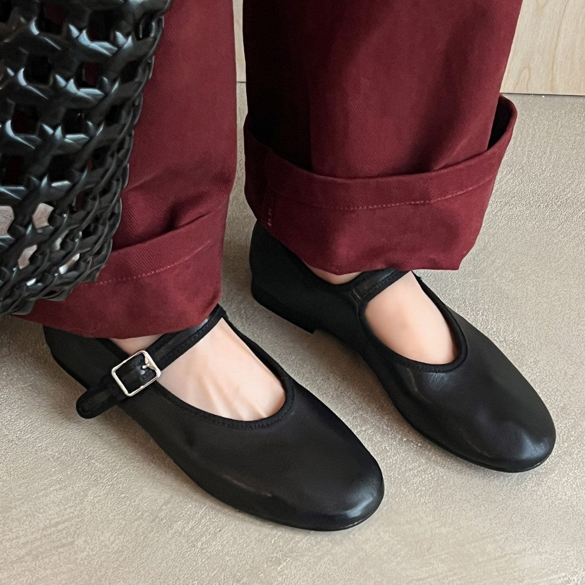 Damen Ballerinas mit verstellbarem Riemchen und komfortabler Innensohle R&B