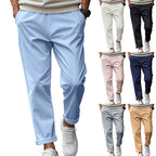 Herren elegante Chino-Hose mit bequemem Bund und modischem Schnitt R&B