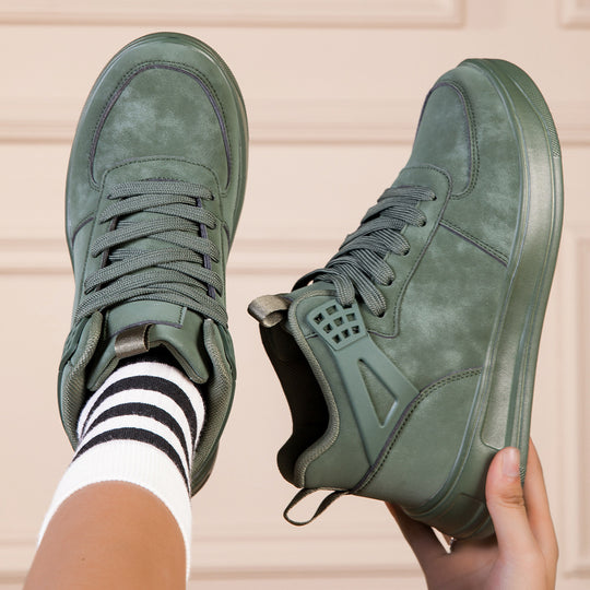 Damen Sportliche Sneakers im modernen Design mit atmungsaktiver Oberflächenstruktur R&B