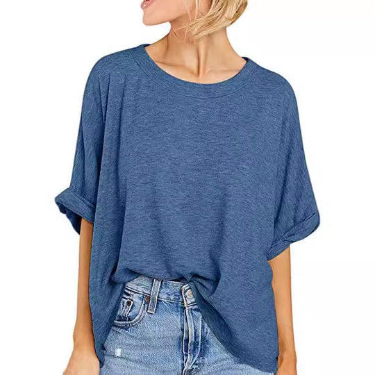 Damen lässiges Oversized T-Shirt R&B