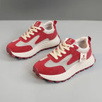 Damen Sportliche chunky Sneakers mit atmungsaktiver Mesh-Oberfläche und bequemer Dämpfung R&B