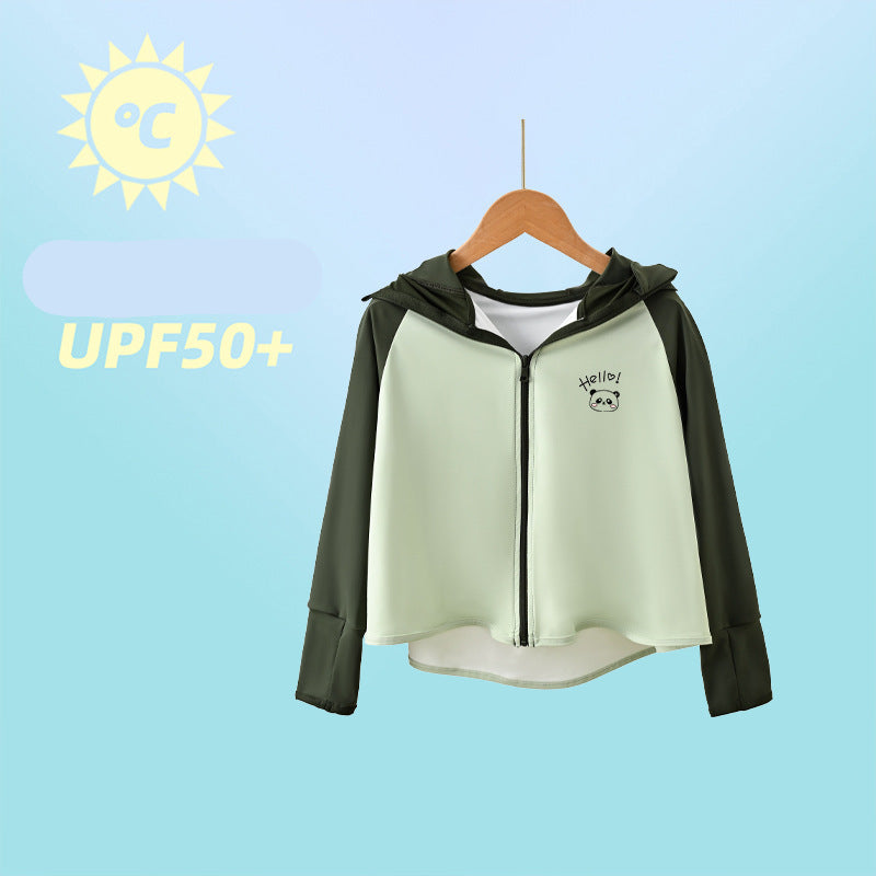 Damen sportliche UV-Schutzjacke mit Kapuze R&B