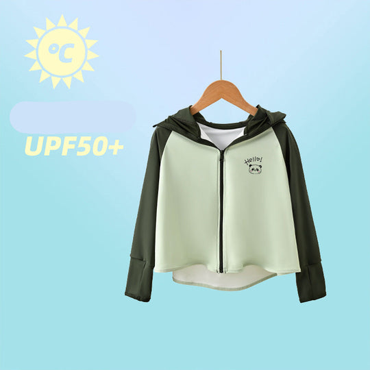 Damen sportliche UV-Schutzjacke mit Kapuze R&B