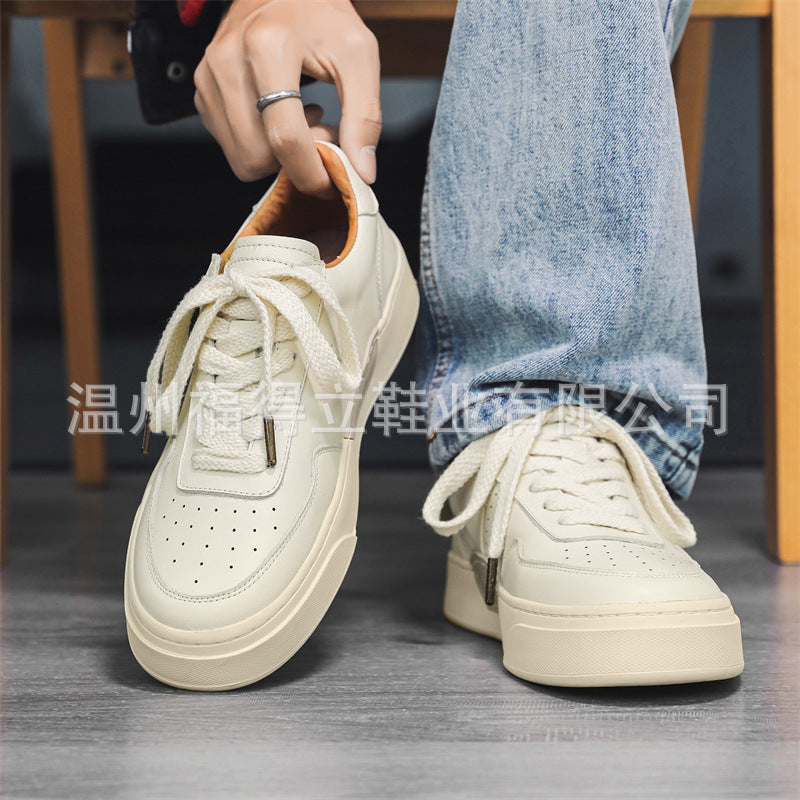 Damen Bequeme Leder Sneaker