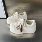 Damen Plattform Sneakers mit modischem Design und innovativem Schnürsystem R&B