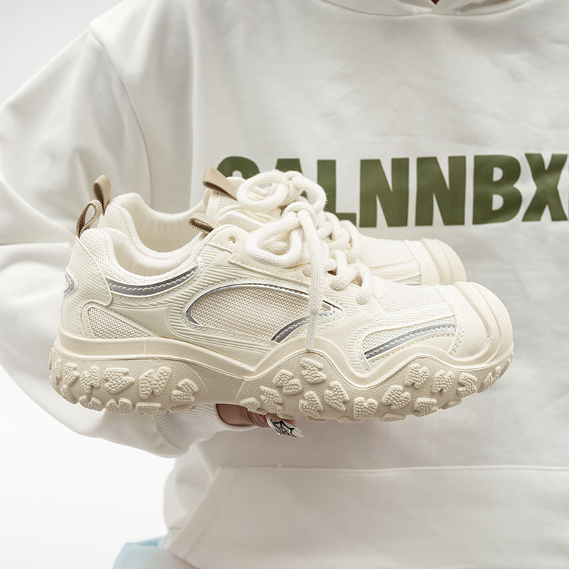 Damen Sportliche Sneakers mit rutschfester Sohle und atmungsaktivem Obermaterial