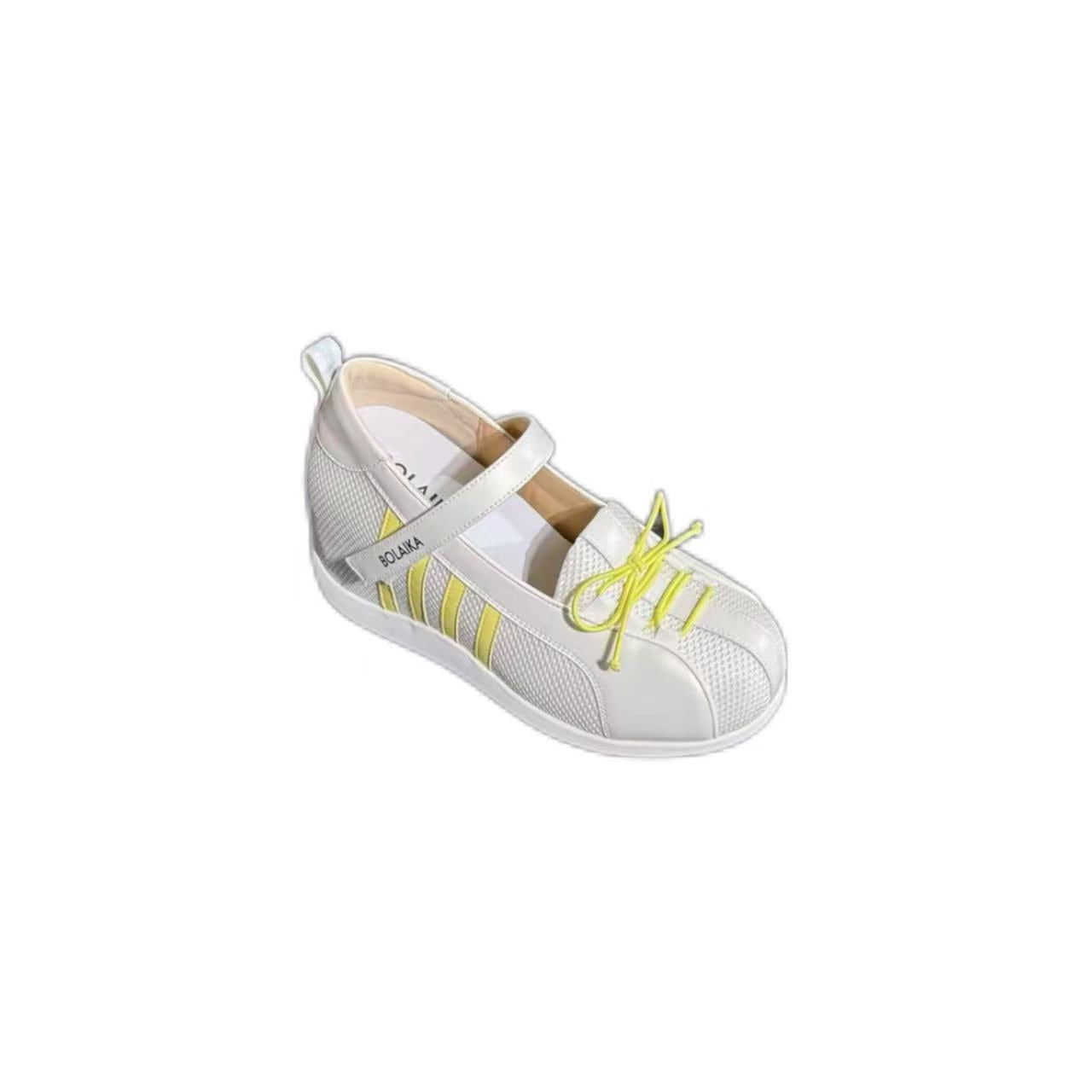 Damen sportliche Sneakers mit verstellbarem Riemen R&B