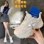 Damen sportliche Sneaker mit atmungsaktiver Mesh-Konstruktion und modischem Design R&B