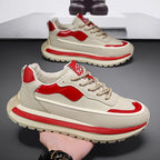Damen Sportliche Sneaker mit dämpfender Profilsohle und modischen Akzenten EB