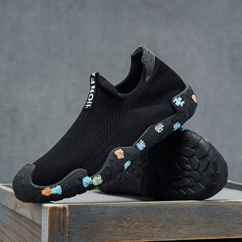 Herren Elastische Freizeitschuhe mit rutschfester Sohle und atmungsaktivem Obermaterial R&B