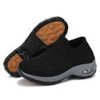Damen Luftige Slip-On Laufschuhe mit dämpfendem Fußbett