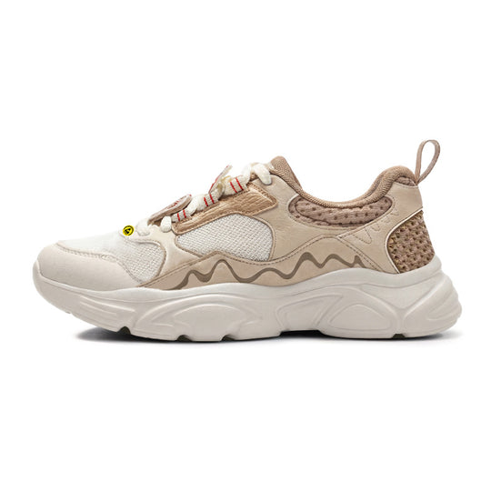 Damen sportliche Freizeitsneakers mit atmungsaktiver Mesh-Oberfläche und stoßdämpfender Sohle R&B