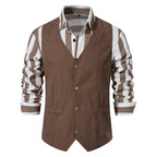 Herren Elegante Weste mit modernen Akzenten und strukturiertem Design
