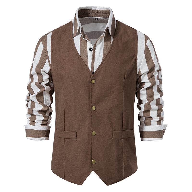Herren Elegante Weste mit modernen Akzenten und strukturiertem Design