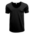Herren hochwertiges V-Ausschnitt T-Shirt mit praktischer Brusttasche R&B