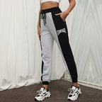 Damen sportliche Jogginghose mit elastischem Bund und seitlichen Taschen