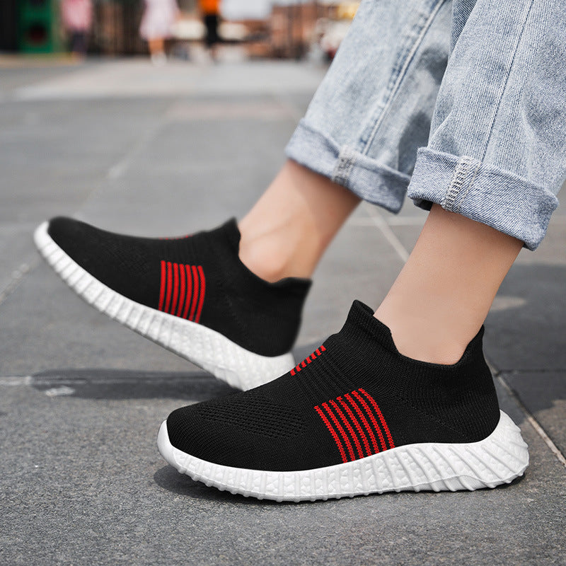 Damen Hochinnovative Slip-On Sneakers mit atmungsaktivem Obermaterial und flexibler Sohle