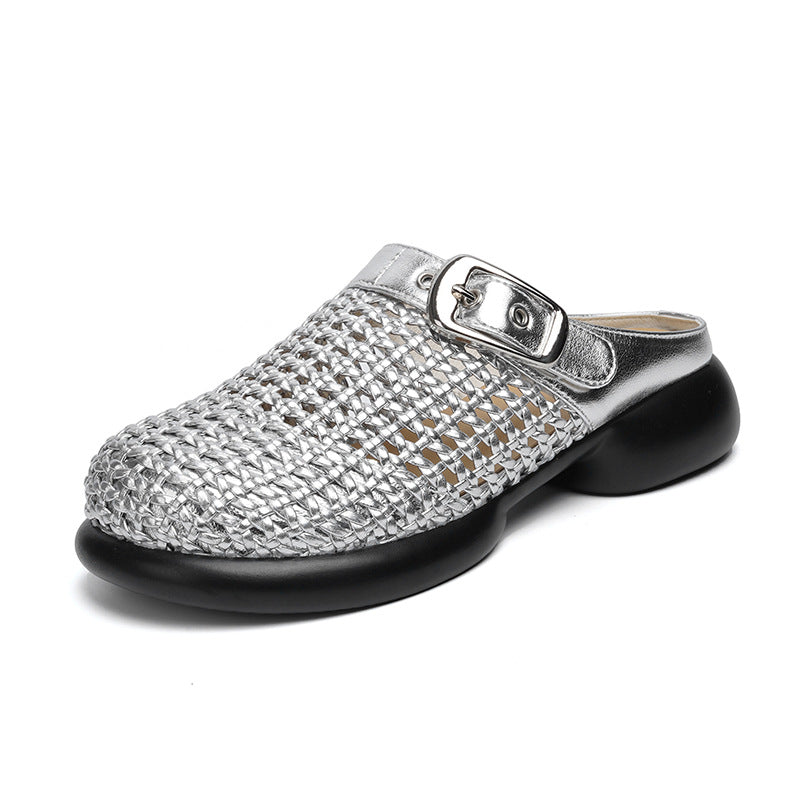 Damen Komfortable Clogs mit modischem Strukturdesign R&B