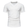 Herren Kurzarm T-Shirt mit strukturiertem Wellenmuster