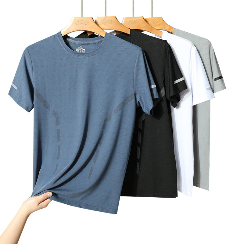 Herren nan atmungsaktives Funktions-T-Shirt aus Mikrofasern mit Belüftungszonen R&B