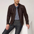 Herren jacke im modernen Schnitt mit strukturiertem Obermaterial R&B