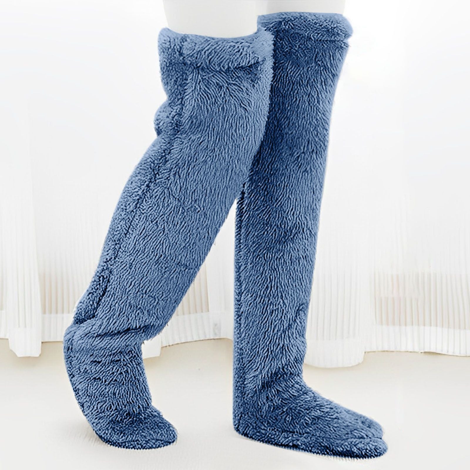Damen Extra warme Knielange Fleece-Stulpen R&B