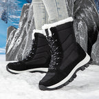Damen Winterstiefel mit rutschfester Sohle und isolierendem Innenfutter R&B