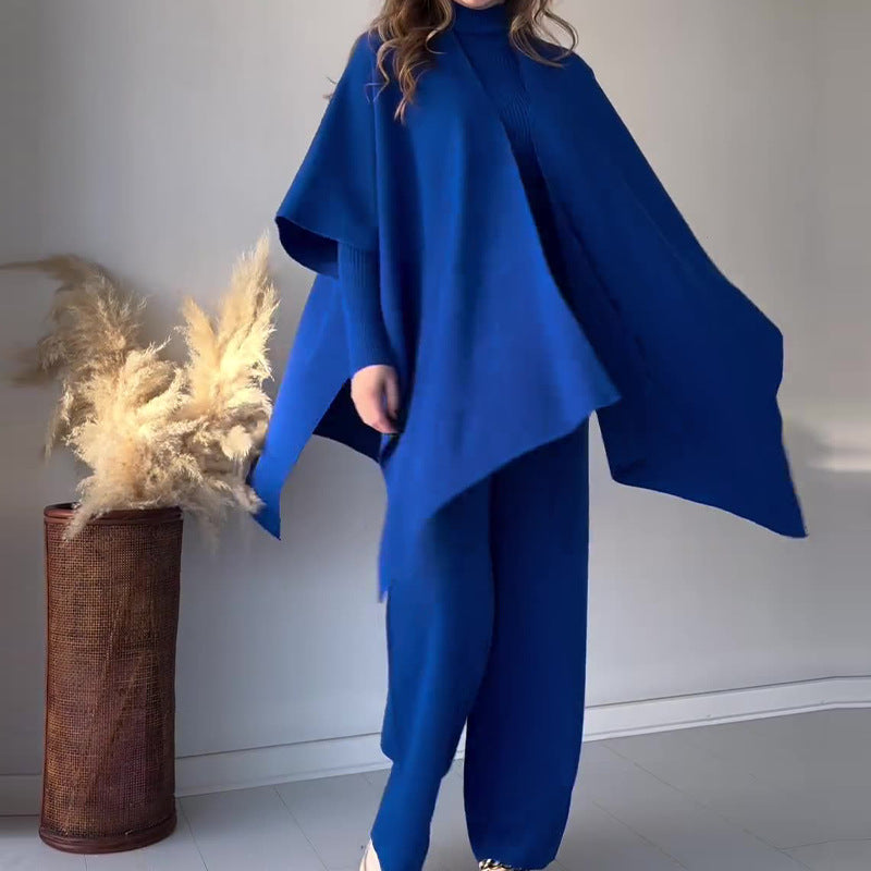 R&B | Strick-Set mit Strickjacke, Oberteil und Hose